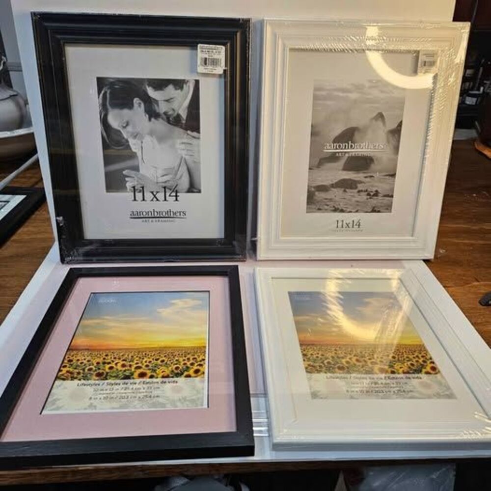 Aaron Brothers and Studio Decor Picture Frames, 11x14 and 8x10